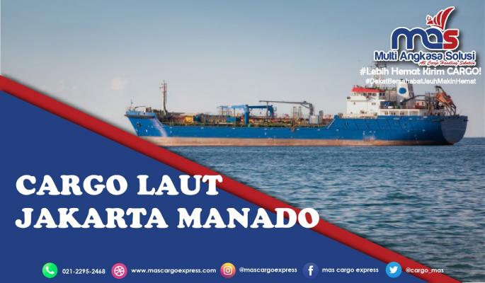 cargo laut jakarta manado