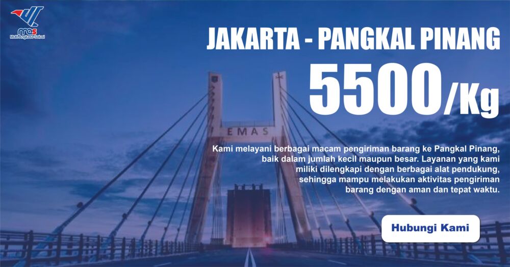 Pengiriman Jakarta ke Pangkal Pinang