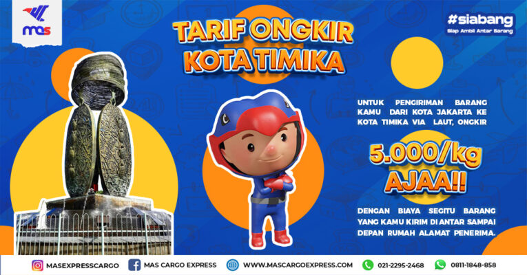 Ekspedisi jakarta ke timika