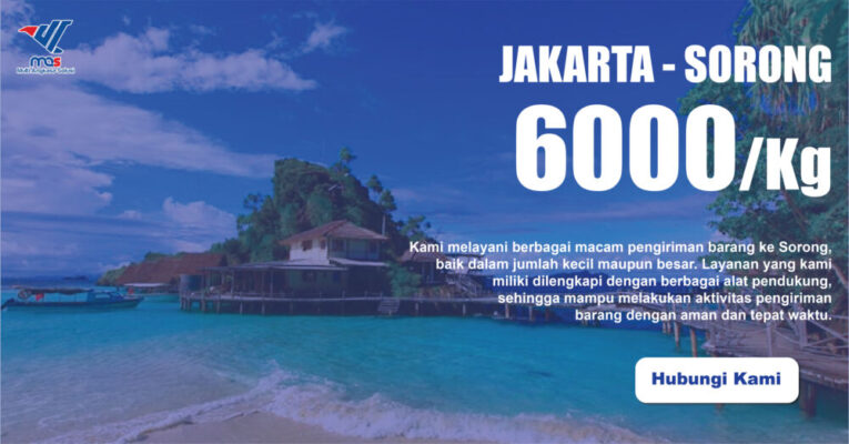 Jasa Ekspedisi Cargo Jakarta ke Sorong