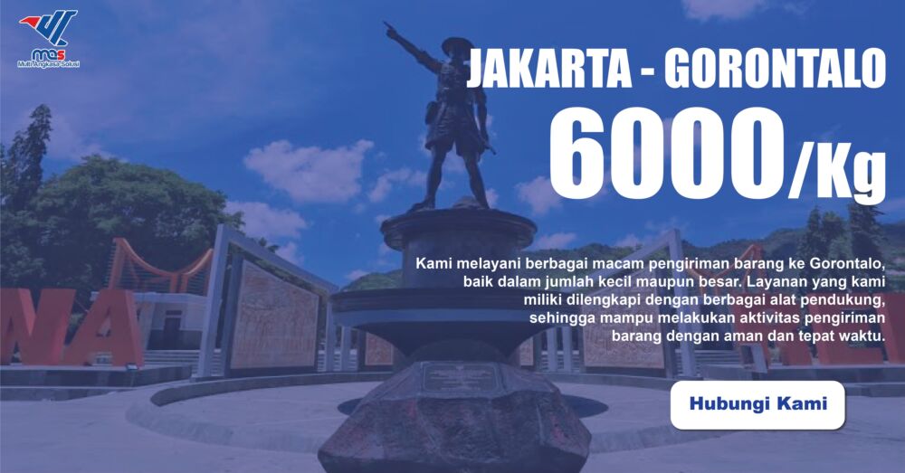Pengiriman Jakarta ke Gorontalo