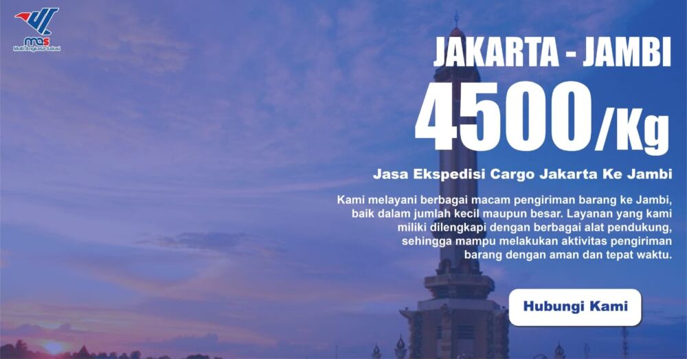 Cargo Jakarta ke Jambi